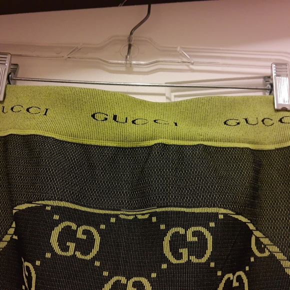 Men's / unisex Gucci GG green leggings /pants - Picture 6 of 6